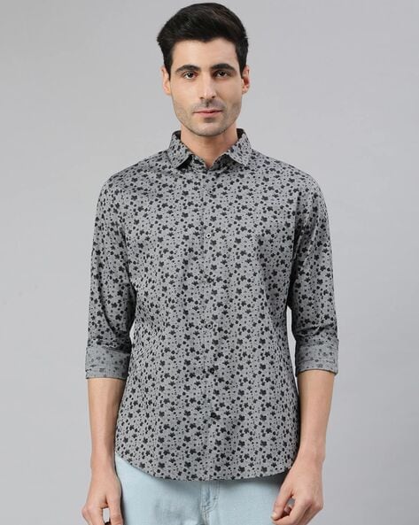 Buy Grey Shirts for Men by Mr Button Online