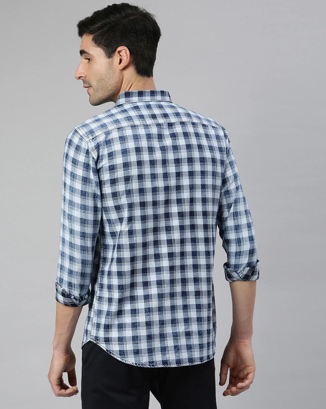 Buy Blue Shirts for Men by Mr Button Online