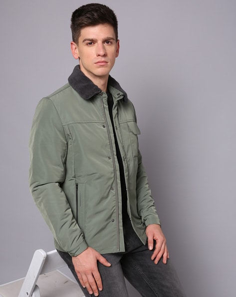 Cole Haan Men's Smooth Leather Jacket, Created for Macy's - Macy's