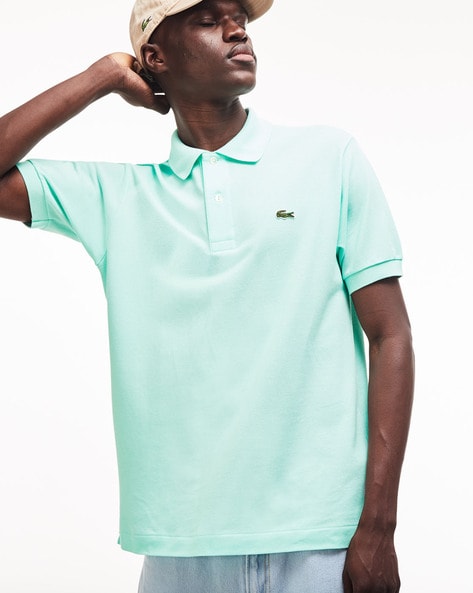 Mint green lacoste outlet polo shirt