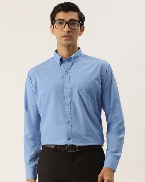 Buy Blue Shirts for Men by ENGLISH NAVY Online