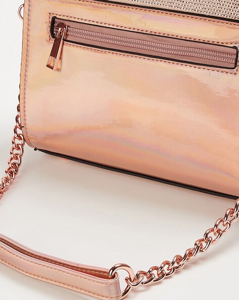 Rose gold embellished discount bag