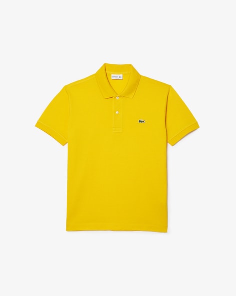 lacoste yellow shirt