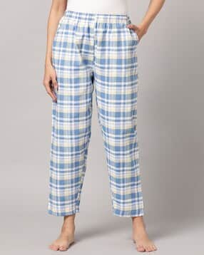 kryptic Women Checked Pyjamas with Elasticated Waist-picture-51