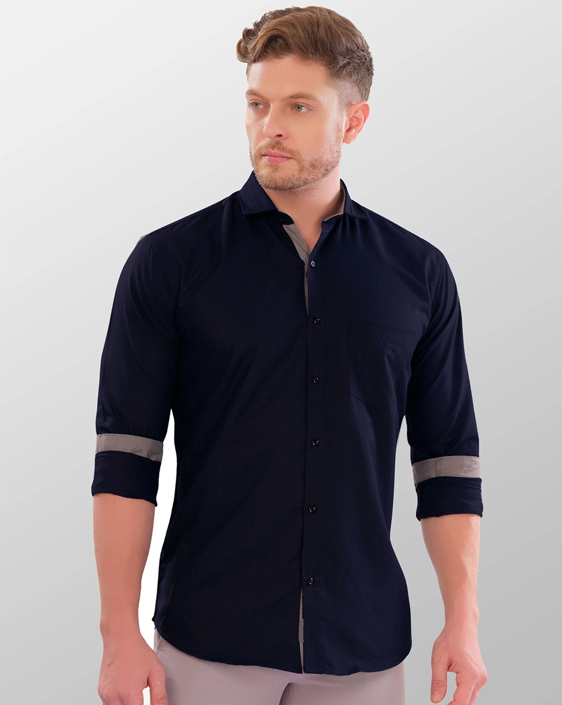 Buy Black Shirts for Men by VERTUSY Online