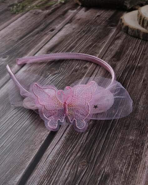 Girls Hair Band with Bow Applique