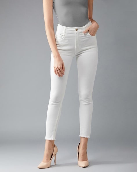 Buy White Jeans & Jeggings for Women by Dolce Crudo Online