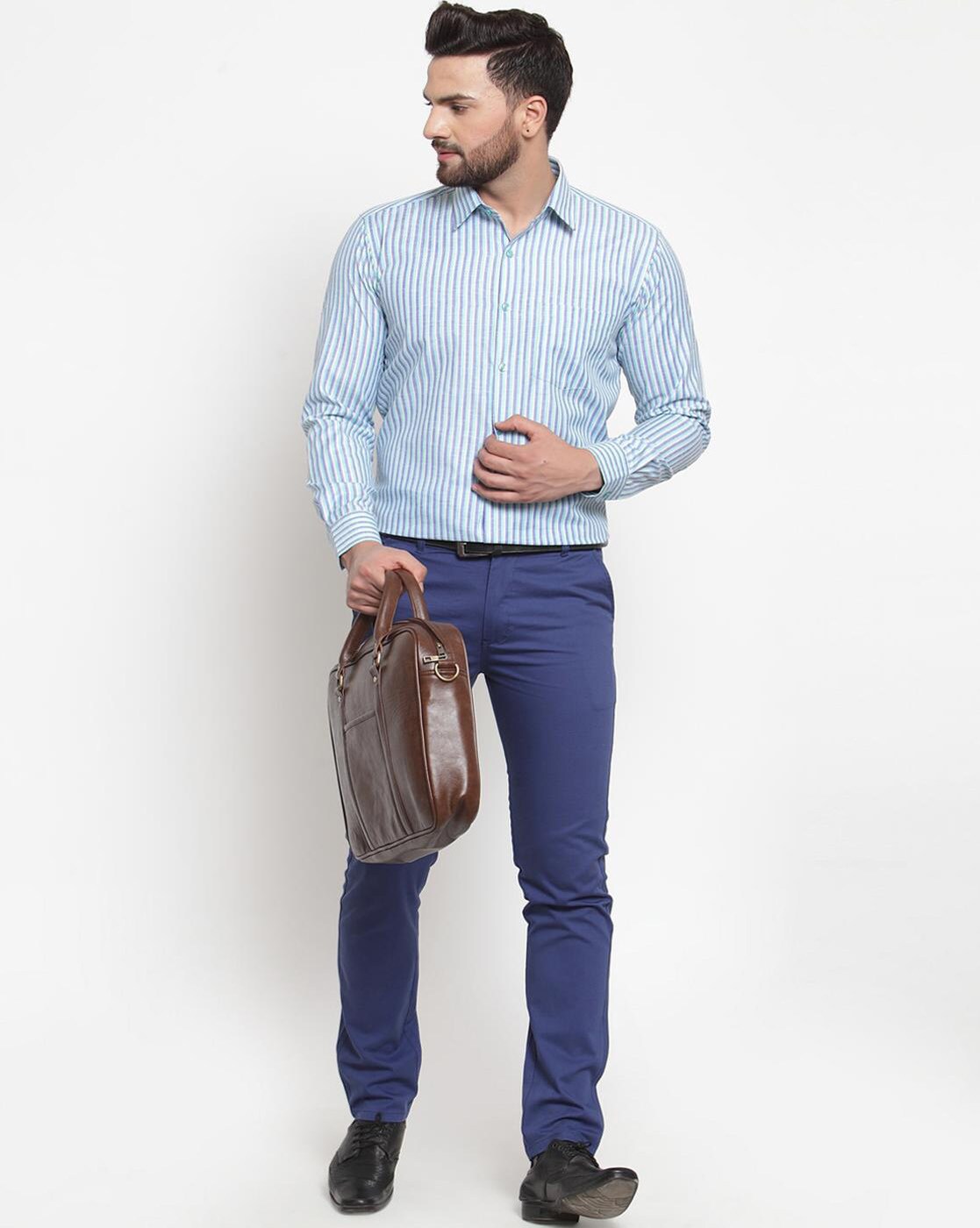 Buy Blue Shirts for Men by ENGLISH NAVY Online