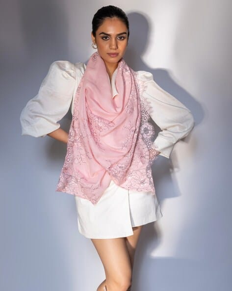 Pink Shawl Ladies Shawls Online Buy Pink Shawls Wraps For Women By