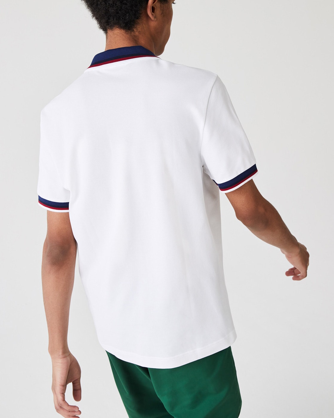 All white lacoste sale outfit