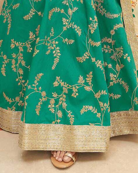 Buy Green Lehenga Choli Sets for Women by Fabpixel Online