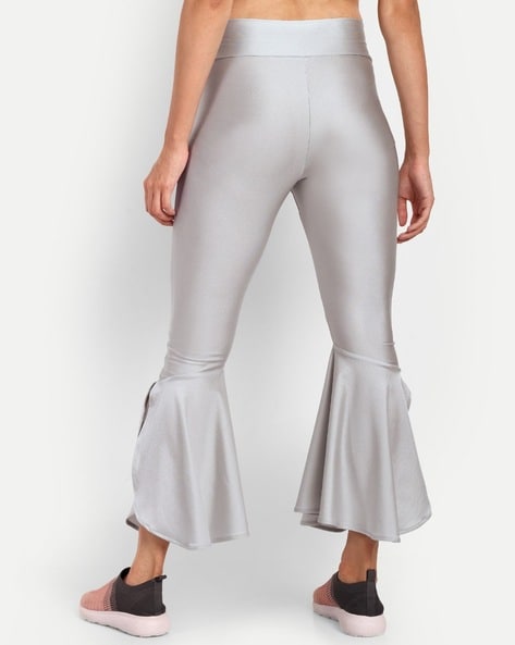 Flared leggings - Light grey - Ladies