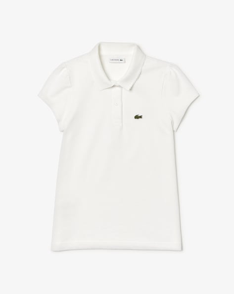 Girls white hotsell polo tops