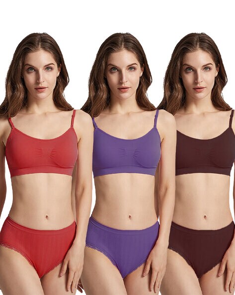 Buy Multicoloured Lingerie Sets for Women by AAMARSH Online