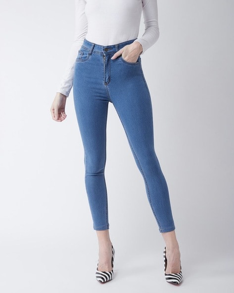 Buy Blue Jeans & Jeggings for Women by MISS CHASE Online