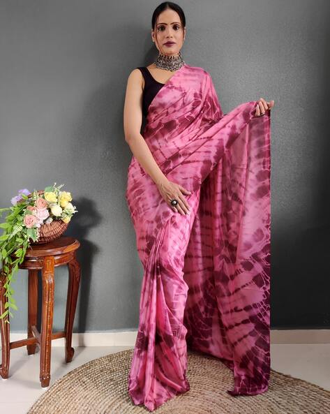 Urban Mix Tye and Dye Chiffon Saree