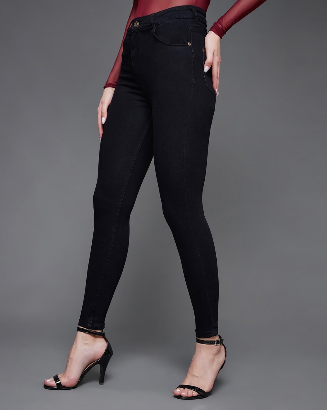 High Rise Jeggings - Buy High Rise Jeggings Online Starting at Just ₹195