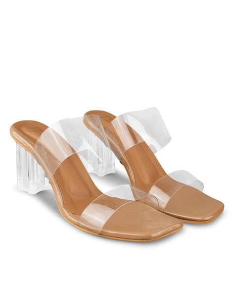 Chunky sandals beige hot sale