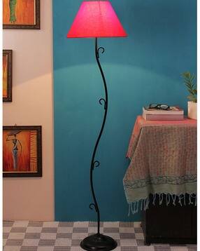 devansh Conical Curvy Floor Lamp with Base-picture-21