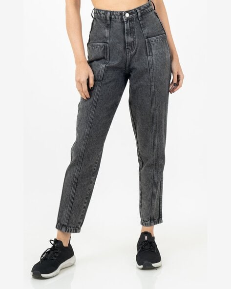 Lightly Washed Relaxed Jeans