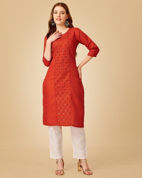 Female Red Fancy Party Wear Dress, Size: XL at Rs 800 in Surat