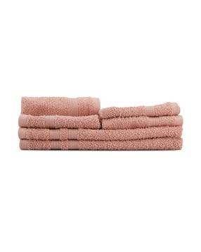 lush & beyond Set of 6 Face Towel with Hand Towels-picture-27