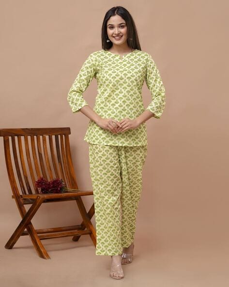 Floral Print Nightwear Set