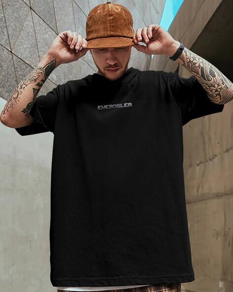 Men Printed Oversized Fit T-Shirt