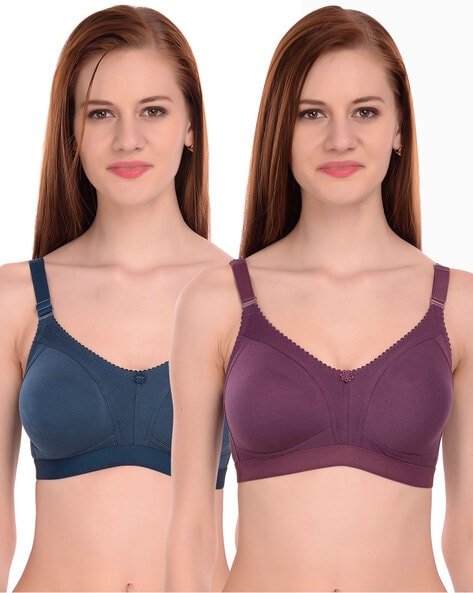 Buy online Pack Of 2 Minimizer Bra from lingerie for Women by