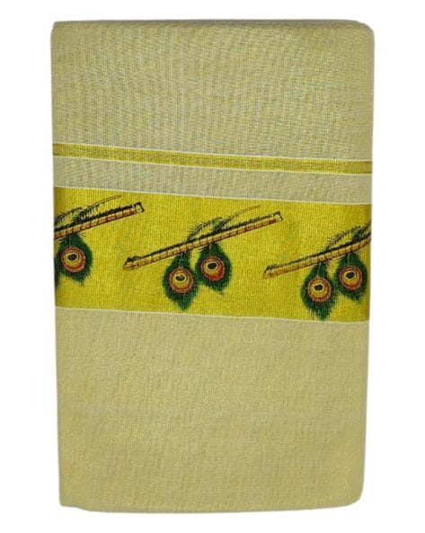 Multicolor Peacock Printed Designer Saree at best price in Chennai