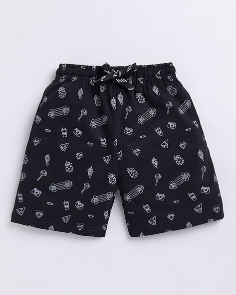 Buy Black Shorts & 3/4ths for Boys by HAZELNUTS Online