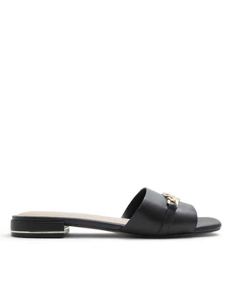 Aldo Open-Toe Slip-On Flat Sandals