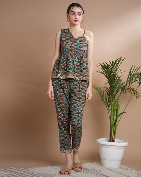 Buy Green Co-ord Sets for Women by Indie Picks Online