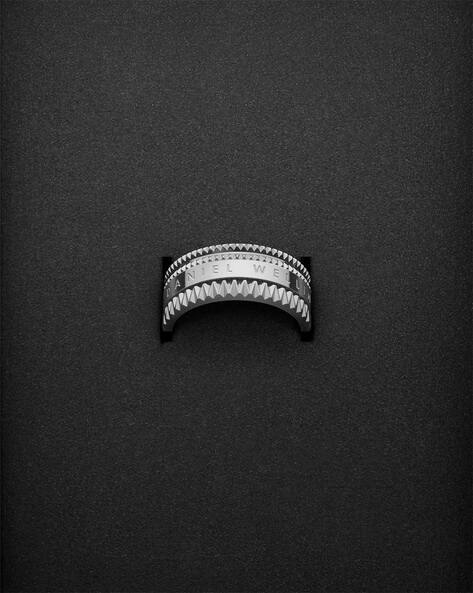 Daniel Wellington Women Silver-Plated Band Ring