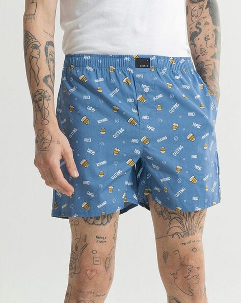 Graphic Print Boxers