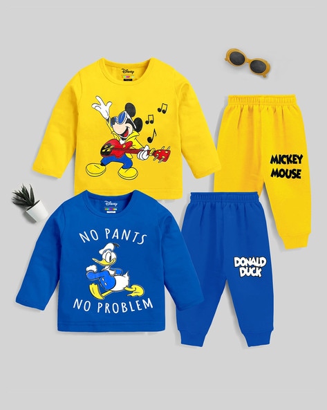 Baby & Toddler Mickey Mouse & Friends Holiday Mickey Fleece Pajama Pants -  Gray | eBay