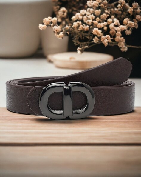 Women Belt with Auto-Buckle Closure