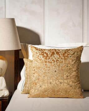 Embroidered Motif Cushion Cover