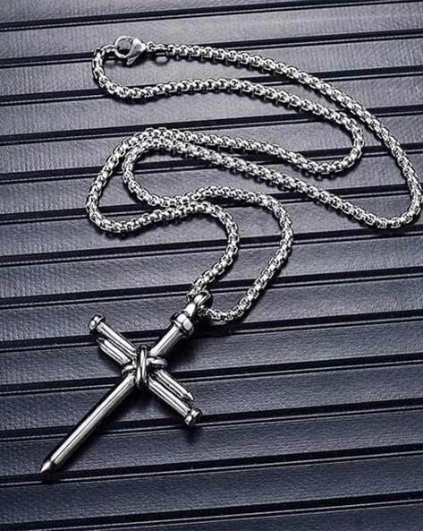 FaithHeart Catholic Cross Necklace for Men Women, India | Ubuy