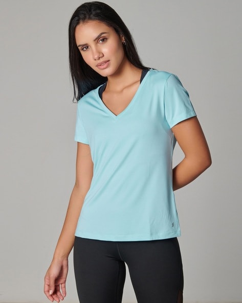 Women Panelled Relaxed Fit Top