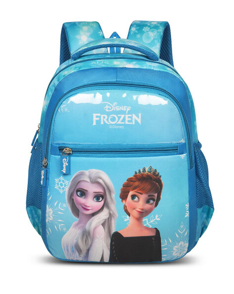 Buy DISNEY Multi Kids Frozen Flap Blue School Bag | Shoppers Stop
