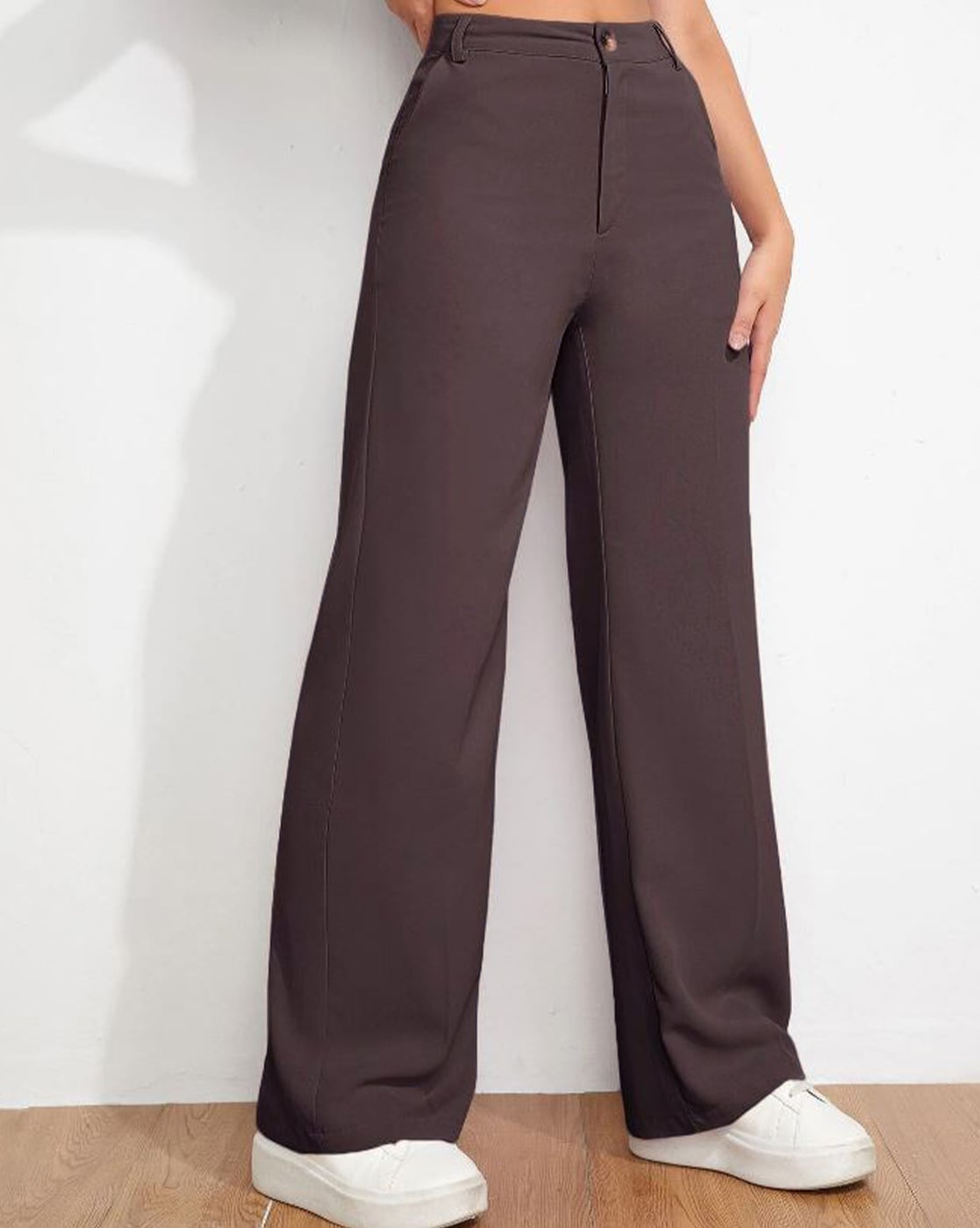 Plt Shape Dark Brown Buckle Cargo Trousers | PrettyLittleThing