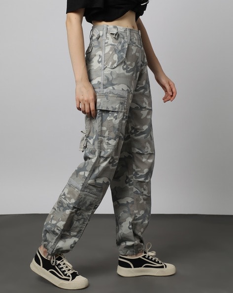 Nigahia Daksh Women Army Printed Cargo Pant (Size-34) Multicolour :  Amazon.in: Fashion