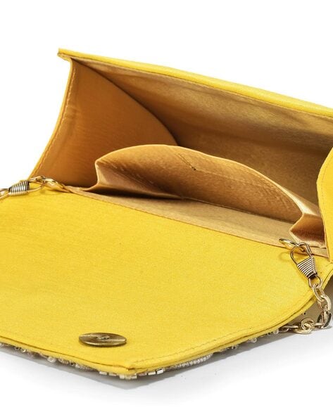 Yellow envelope online clutch