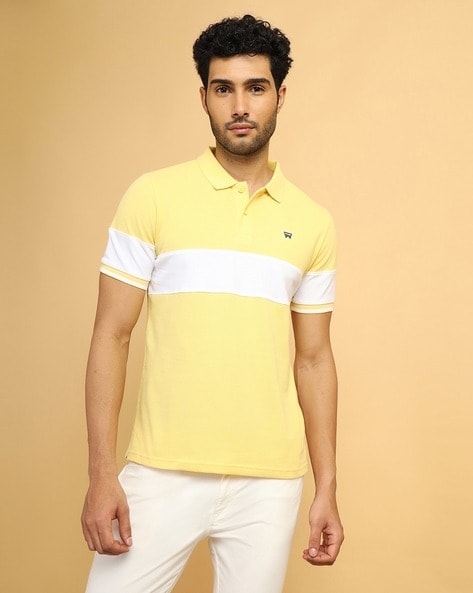 Wrangler Regular Fit Colourblock Polo T-Shirt