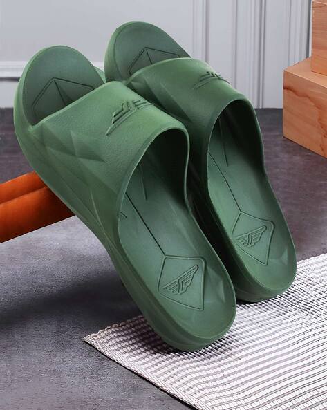 Buy Olive Flip Flop Slippers for Men by RED TAPE Online Ajio