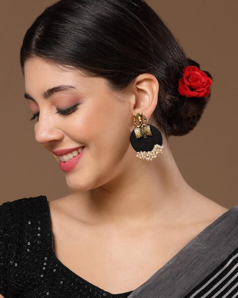 oxi silver Anshi Art Oxidized Trishul Earring at Rs 80/pair in Noida | ID:  24812508962