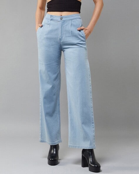 Buy Light Blue Jeans & Jeggings for Women by Dolce Crudo Online