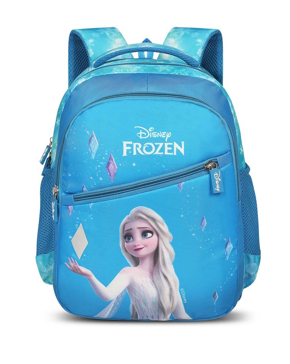 Frozen Print School Trolley Bags For Girls 32×42Cm - Multi Color