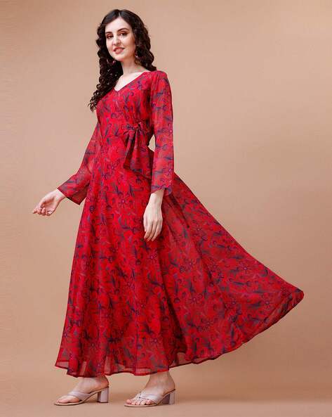 Buy Red Dresses for Women by Hetvi Creation Online